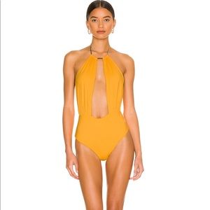 WeWoreWhat Snake Chain Swimsuit